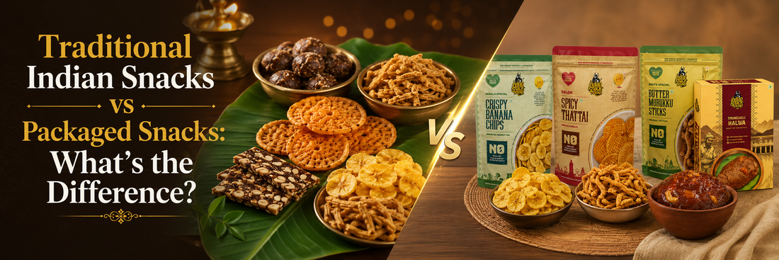 Traditional Indian Snacks vs Packaged Snacks: What's the Difference?