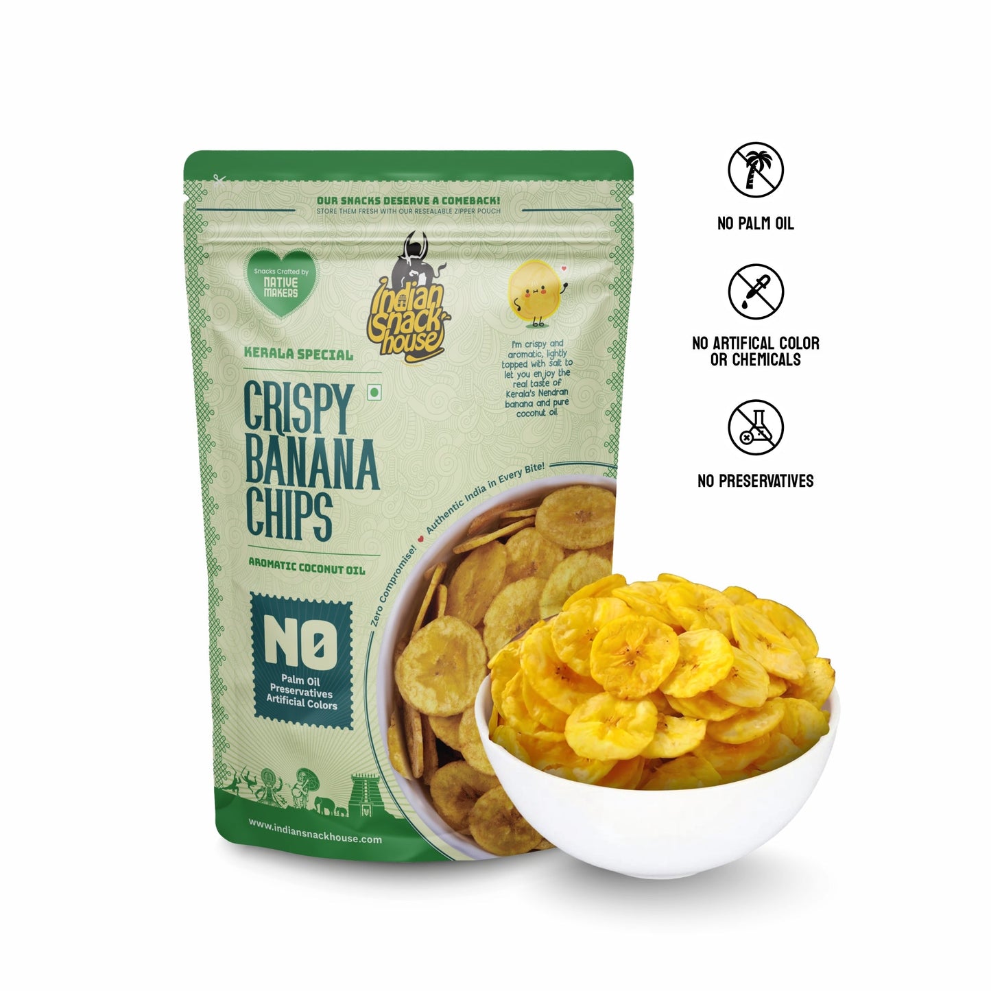 Palakkad Coconut Oil Banana Chips 90g