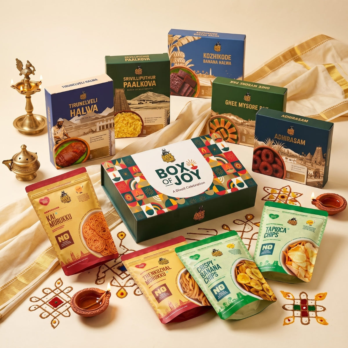 Box of Joy Signature 🎁✨ 9 Native Authentic Delicacies In Super Premium Magnetic Gift Box (Pre-Order)