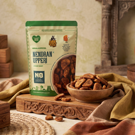 Kerala Sarkara Nendran Banana Upperi 100g (Banana Jaggery Bites)