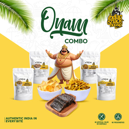 Special Kerala Adipoli Onam Combo - 8 Authentic Kerala Sweets and Snacks Combo (No Palm Oil & No Preservatives)