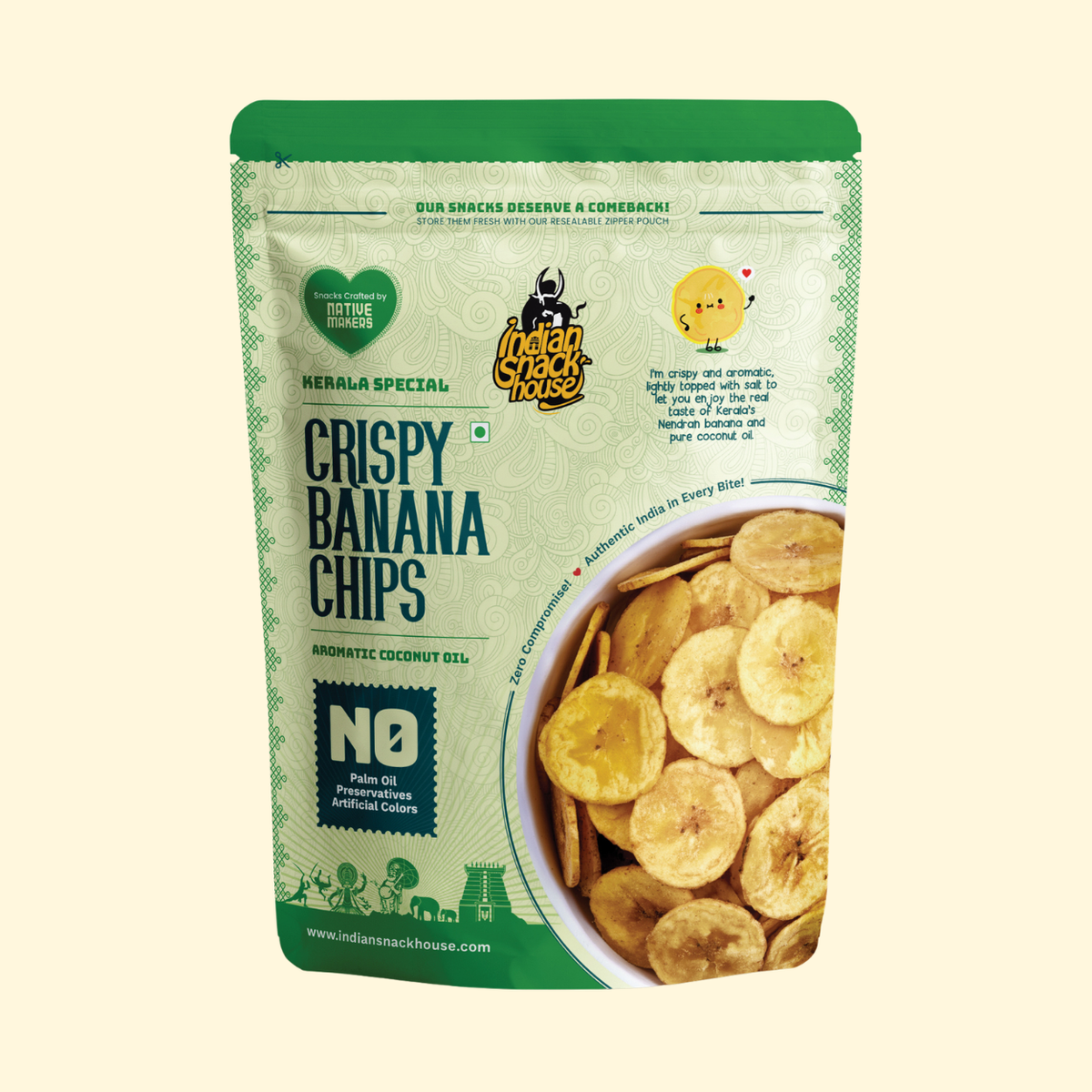 Palakkad Coconut Oil Banana Chips 90g
