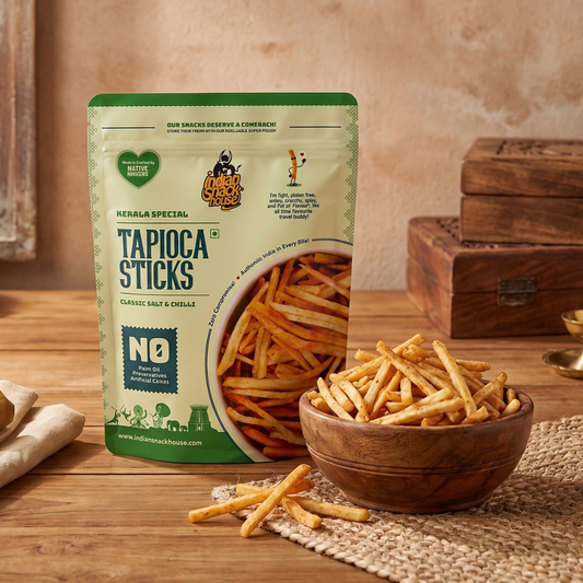 Kerala Tapioca Stick Chips 100g