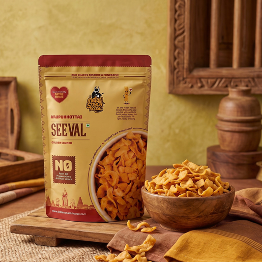 Aruppukotai Seeval 115g (Thin Flavourful Wafers)