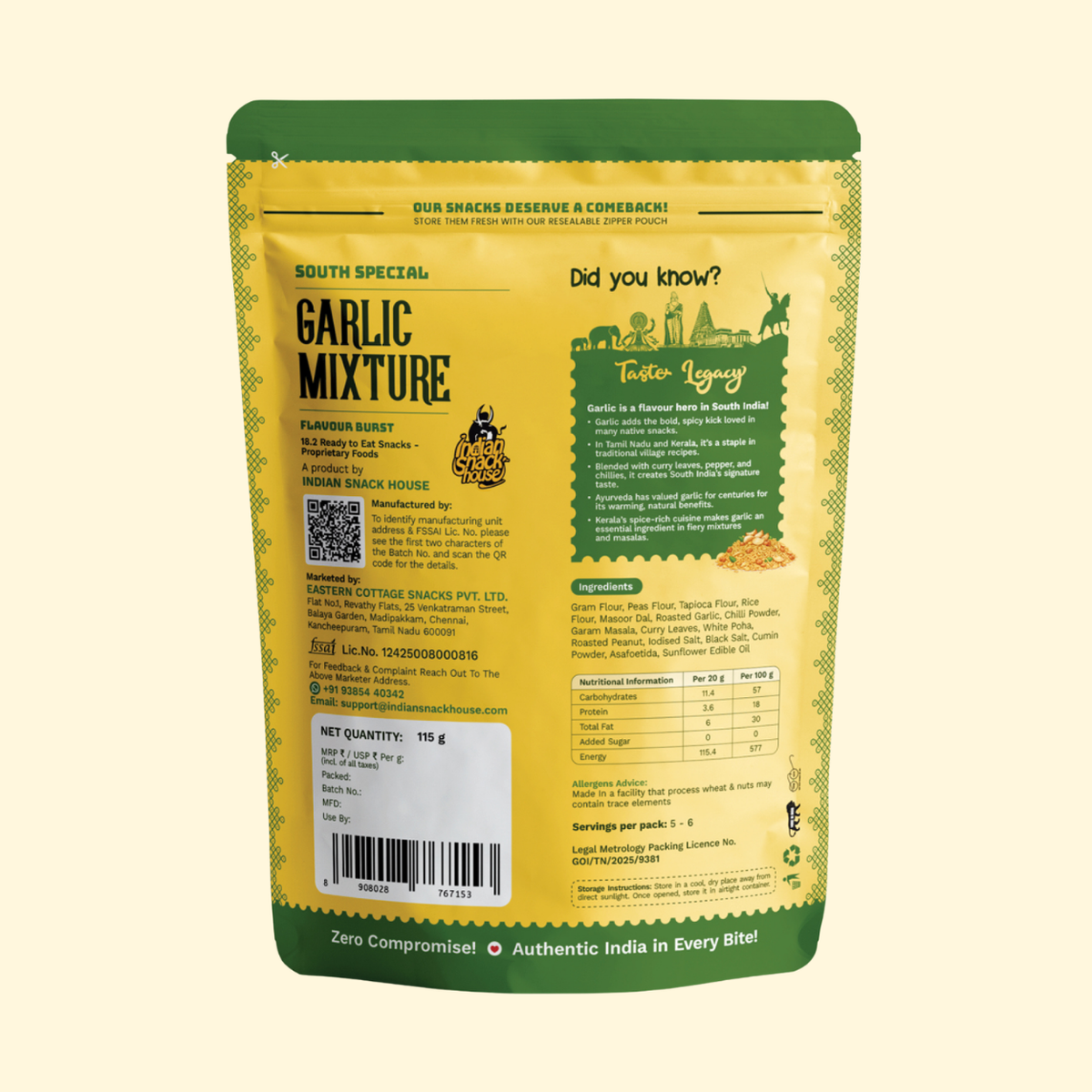 South Garlic Podi (Small) Mixture 115g