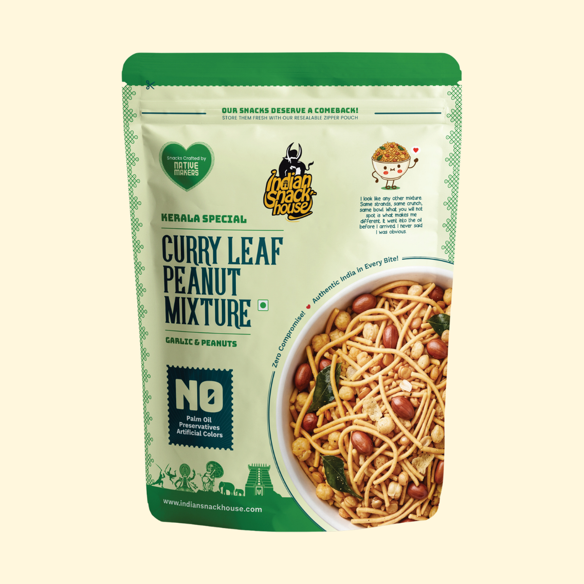 Kerala Curry Leaf Peanut Mixture