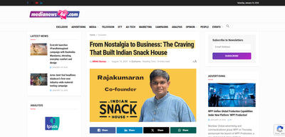 From Nostalgia to Business: The Craving That Built Indian Snack House