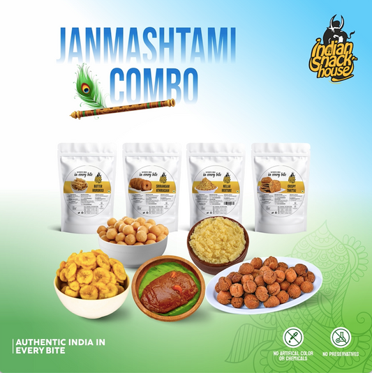 Janmashtami (Krishna Jayanthi) Special 9 Items Combo (525g Sweets + 525g Savouries)