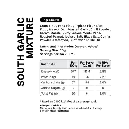 South Garlic Podi (Small) Mixture 115g