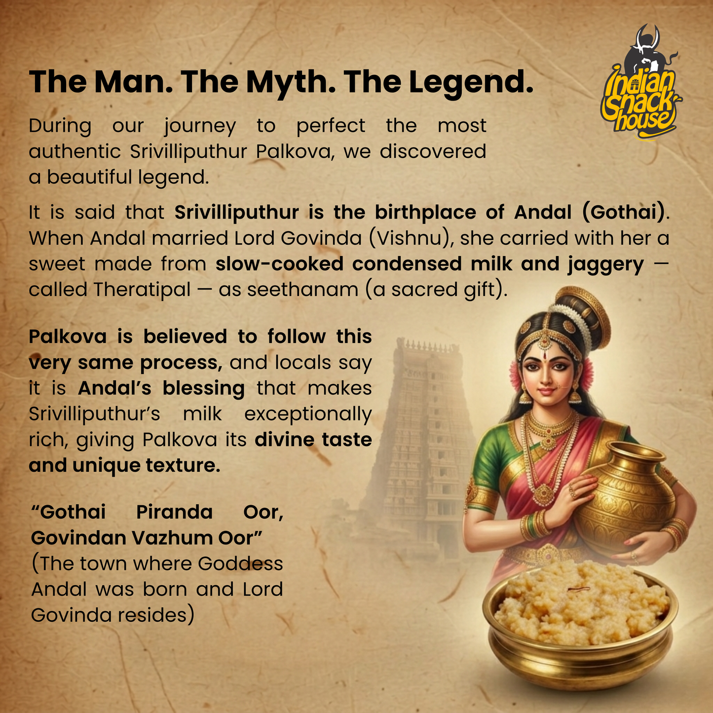 Original Srivilliputhur Palkova 125g